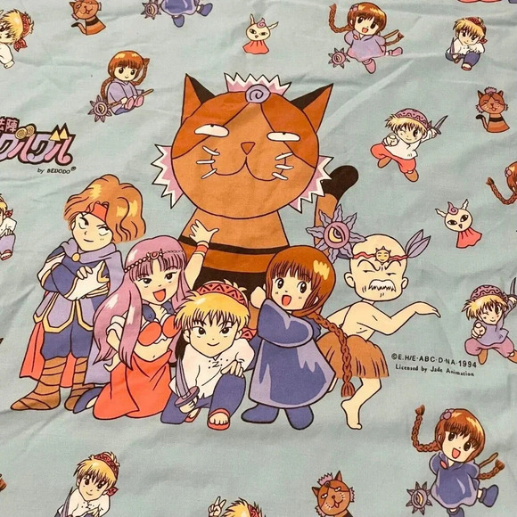 Vintage 1994  Mahojin Guru Guru Twin Duvet Cover Anime Bedodo - Picture 4 of 16